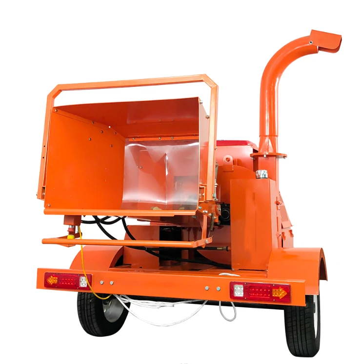 22HP Diesel Hydraulic Disc Wood Chipper factory